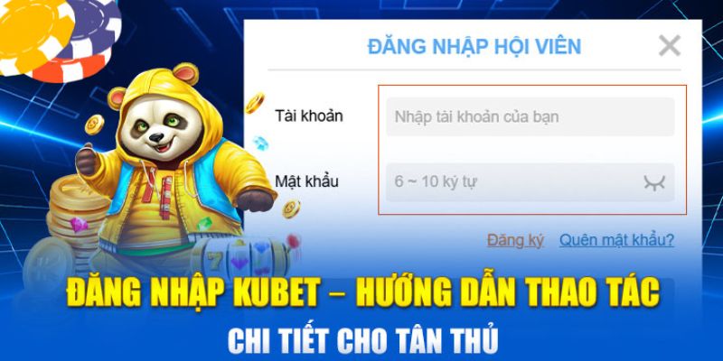 Hướng dẫn đăng nhập Kubet từ A - Z